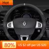 2026 Hot For Renault Interior Stickers For Renault Talisman Laguna Sandero Scenic Kadjar Captur Clio KWID Megane 2 Duster Carbon AA10