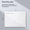 50Sheets Universal Tearable Planner Weekly Monthly Schedule Student Stationery Office School Supplies Simple Plan Notebooks