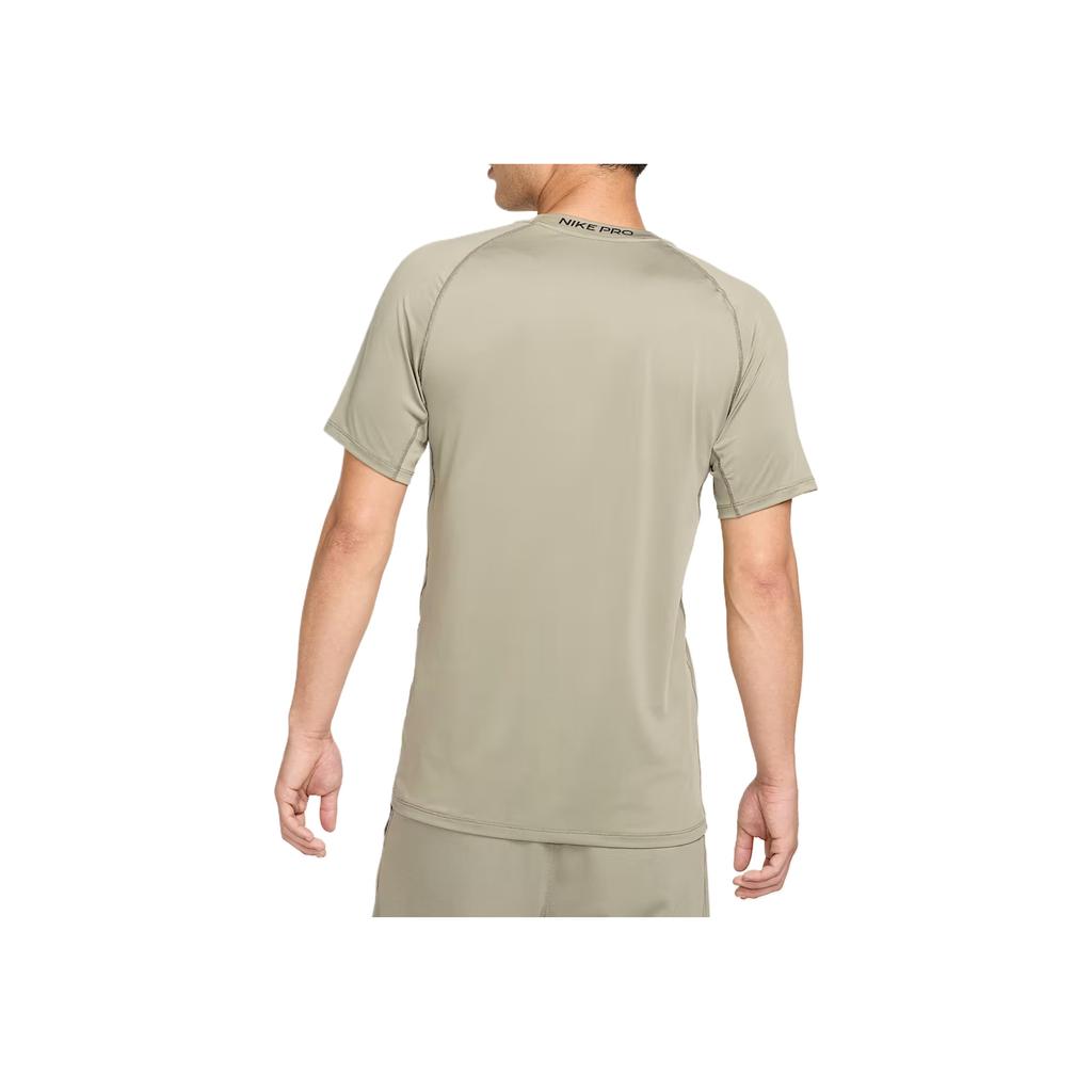 Nike Pro Dri-Fit Fashion Comfortable Trendy Simple Short Sleeve T-Shirt Men Tops Light-Gray-Green FB7929-320