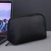 Electronic Accessories Bag Multi-Compartment Travel Tech Accessories Pouch Waterproof Faux Leather Pouch Organizer