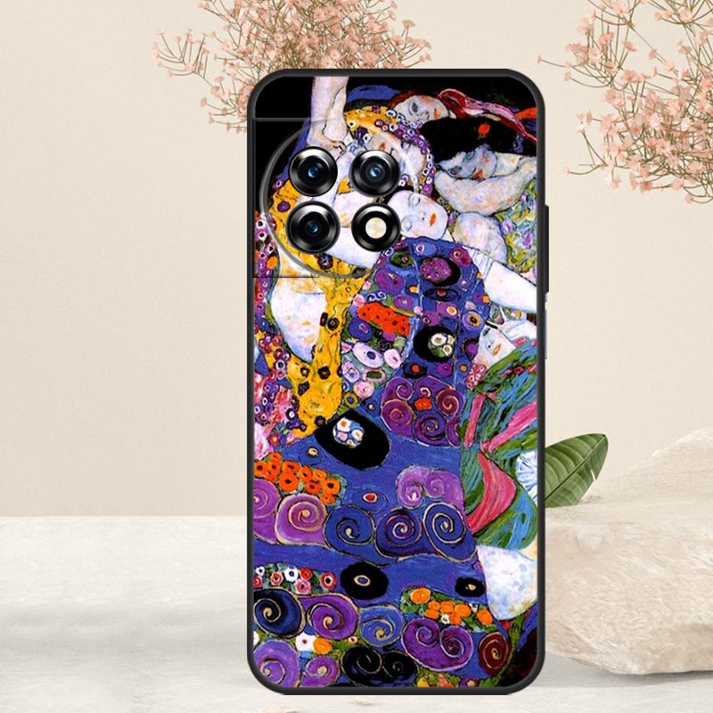 Starry Night Klimt Kiss Case For OnePlus 15 13 12 11 13T 13R 12R 15R 10T 8T 10 Pro Nord 5 CE 4 3 2 Lite N20 N30 Cover