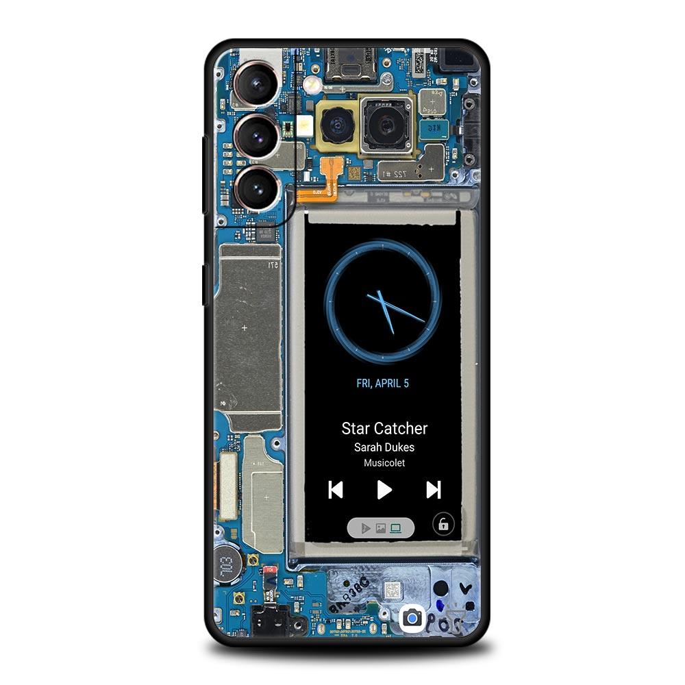 Main Circuit Board Pattern Phone Case Cover for Samsung Galaxy S26 S25 S24 S23 S22 S20 S21 FE Ultra S25 Edge Plus Soft TPU Shell