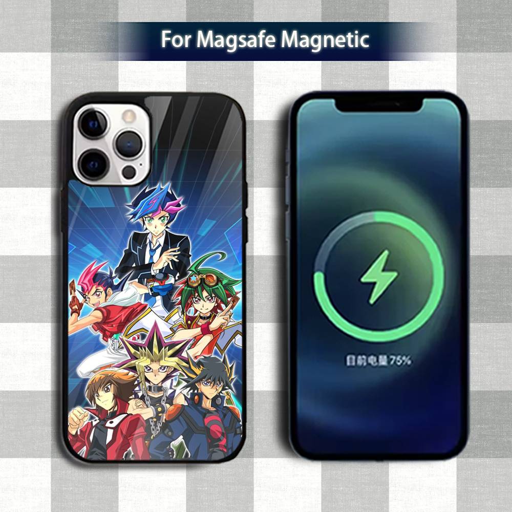 C-Card Y-Yu-Gi-Oh GX-es Phone Case For iPhone 13,12,15,17,11,16,14,Pro,Max,Plus,Mini,Magsafe,Magnetic Wireless Charging Case