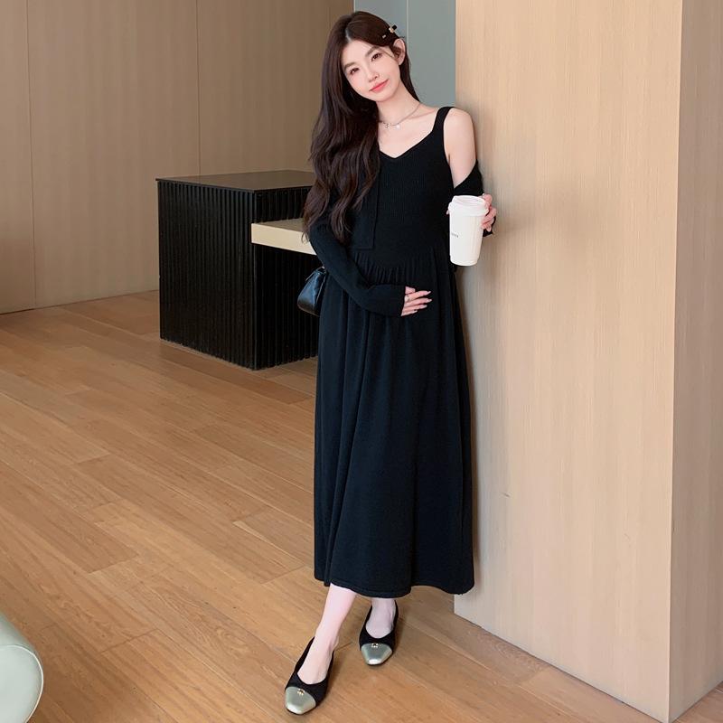 2026 Early Spring Knit Vest and Long Dress Two-Piece Set 2XL
