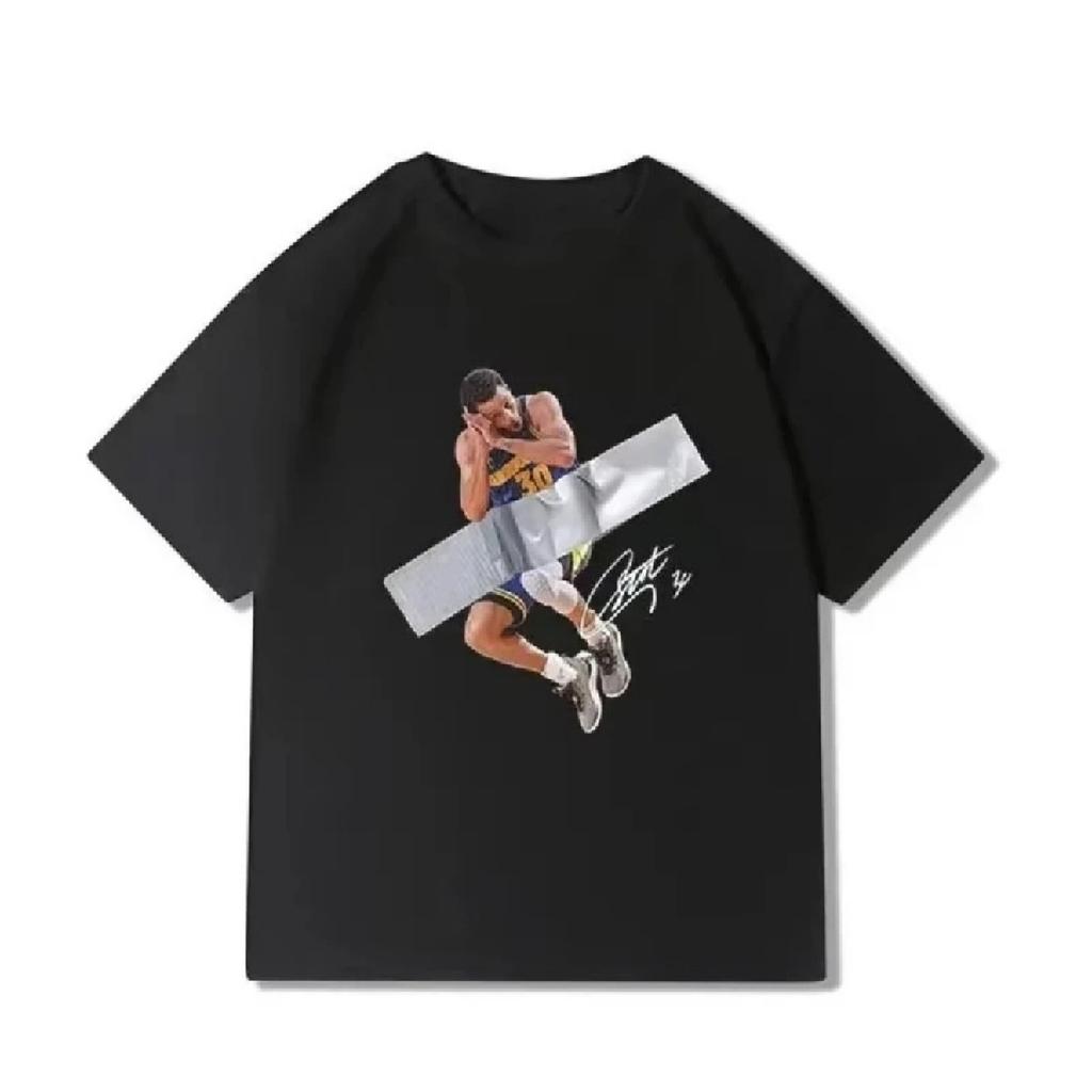 Basketball Nba American Short Sleeve Cotton Vibe Trend Brand Student Street Sports T-shirt Men Comfortable Summer Everything