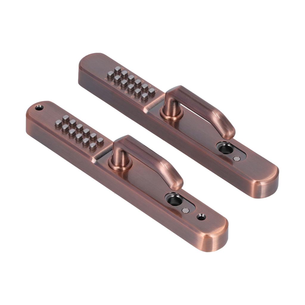 Outdoor Password Door Lock Handle Waterproof Sunscreen AntiTheft Entry Coded Lock with Key