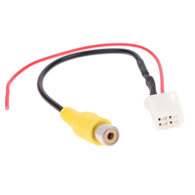 Innovativer und praktischer 4-poliger Stecker für Auto-Radiokabeladapter, Back-Up-Rückfahrkamera-Eingangsstecker