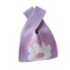 Spring Story Korean Style Knit Tote Bag with Cute Floral Design - Perfect Employee Souvenir