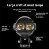 A28G-Heavy-Duty 3-Inch Motorcycle Fog Lights 6000K/3500K LED For All Vehicles - Truck, Car, And ATV Compatible