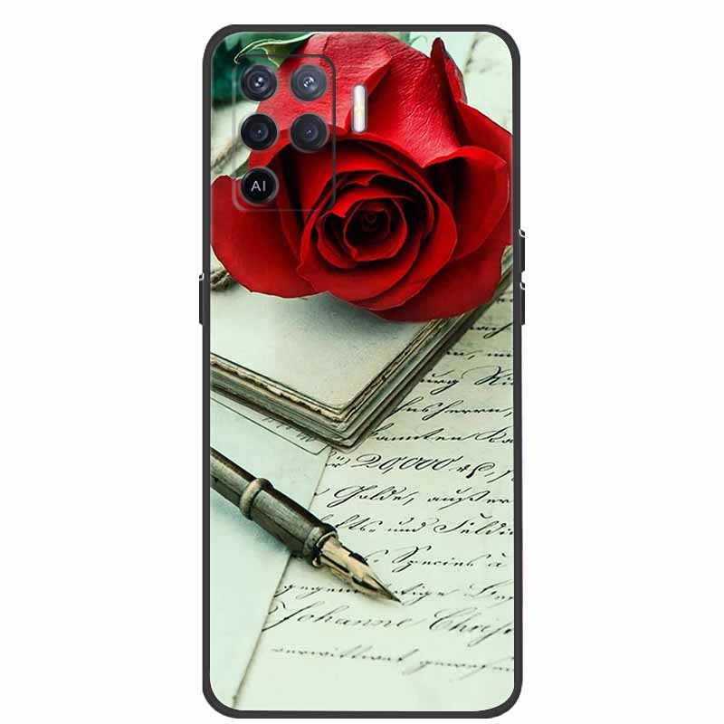 For Coque OPPO Reno5 Lite Case Shockproof Soft silicone TPU Back Cover For Oppo Reno 5Z 5 Lite Phone Case 5Lite CPH2205 Fundas
