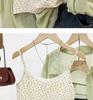 Women's Floral Spaghetti Strap Tank Top, Summer Lace Layer, Slimming Sleeveless Base