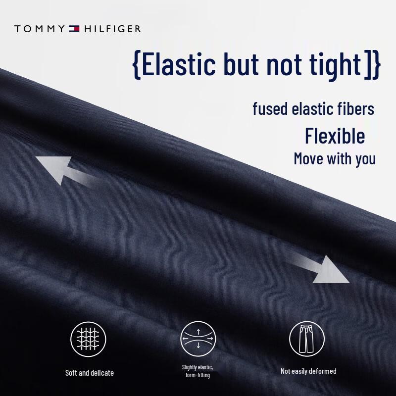 Tommy Hilfiger Men's Stretch Twill Straight-Leg Chinos