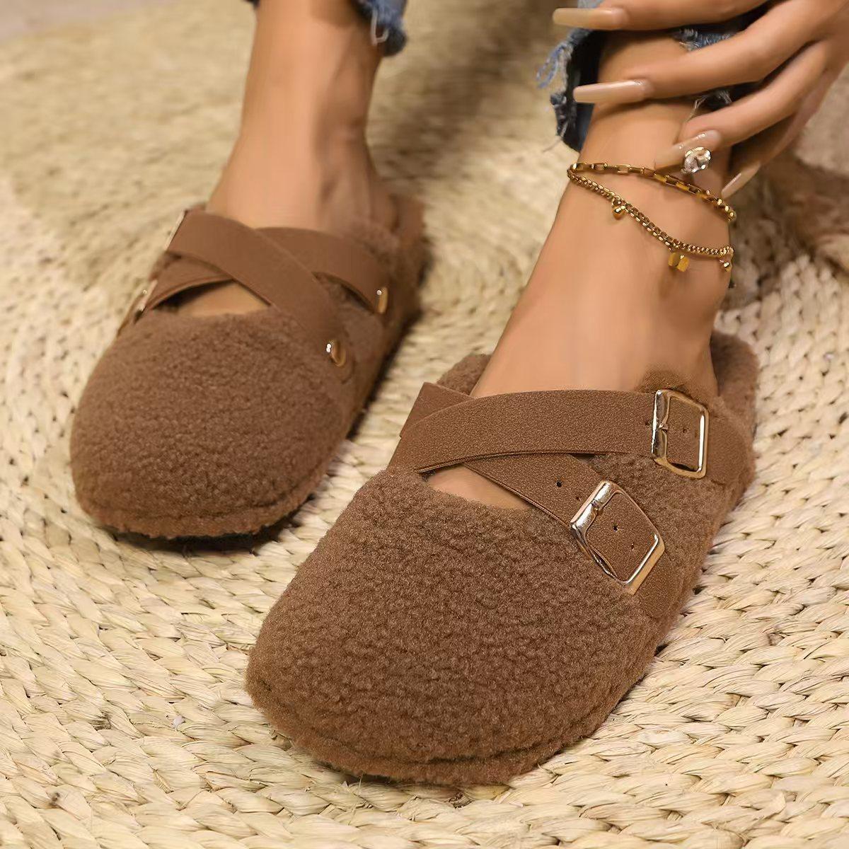 

Модные Роскошные Женские Шерстяные Меховые Балетки Теплая Плюшевая Обувь Женские Меховые Лоферы Конфетного Цвета Меховые Мокасины Уютные Балетки из Овечьей Шерсти 40