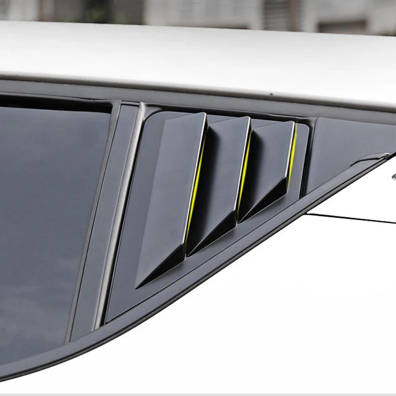 2 buc autocolant pentru capacul geamurilor din spate autocolante pentru obloane triunghiulare pentru ferestre pentru Toyota C-HR CHR C HR 2016 - 2022 Accesorii auto Decal auto