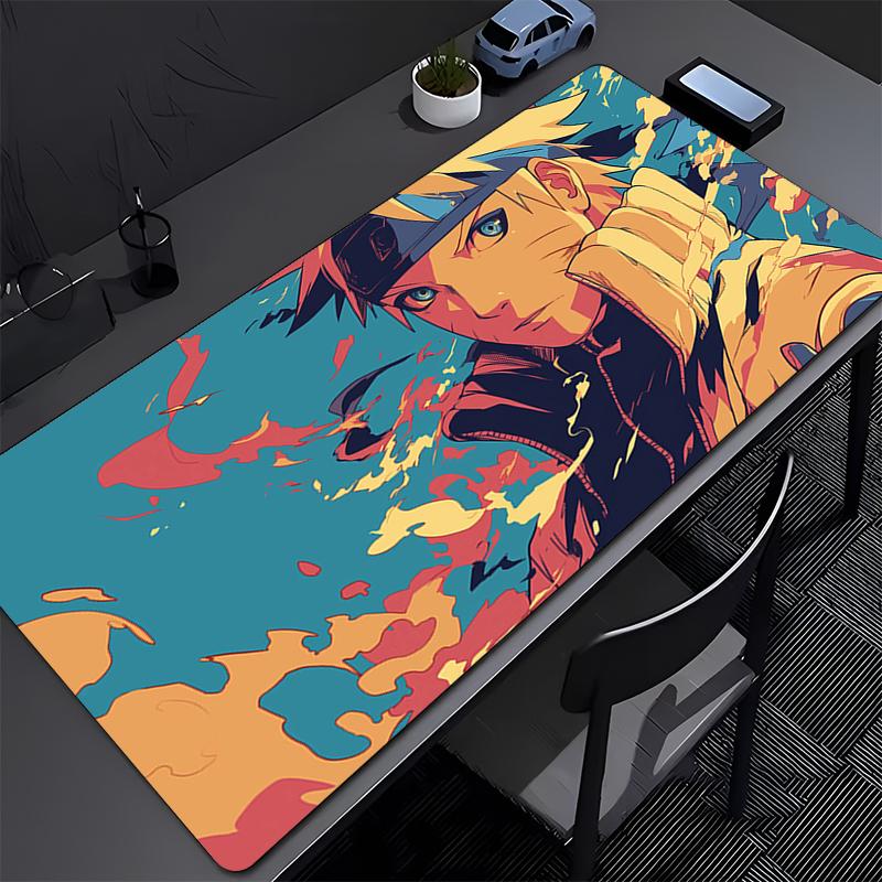 Mouse Pad Office Naruto Uzumaki Anime Gaming Accessories Mousepad Game PC Completo Computer Keyboard Pad Carpet Desk Mat Varmilo
