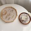 Delicate Coaster Embroidery Flower Cup Mat Doily Lace Embroidery Placemat  Table Decor