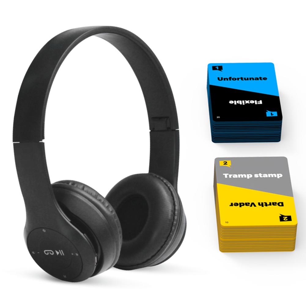 Sorry What Game Based On The Headphone Challenge Hearing Things Game Funny Phrase Combos Card Games Lip Reading Party Card Game светло-серый