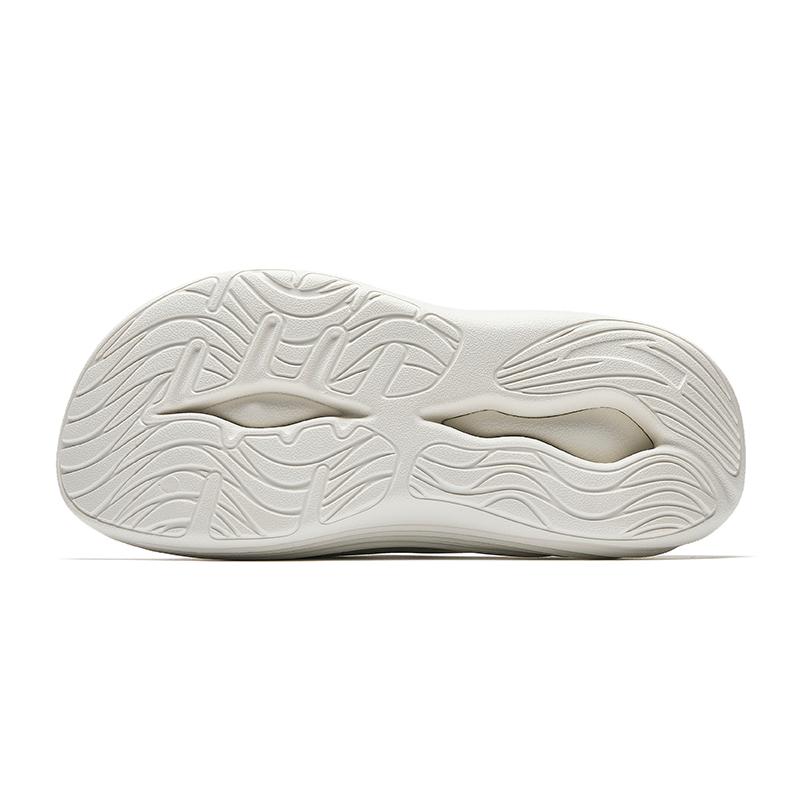 Anta Classic Trendy Basic Casual Versatile Soft Sole Comfortable Beach Non-Slip Slide Sandals Men Footwear White Black 112538528R-1