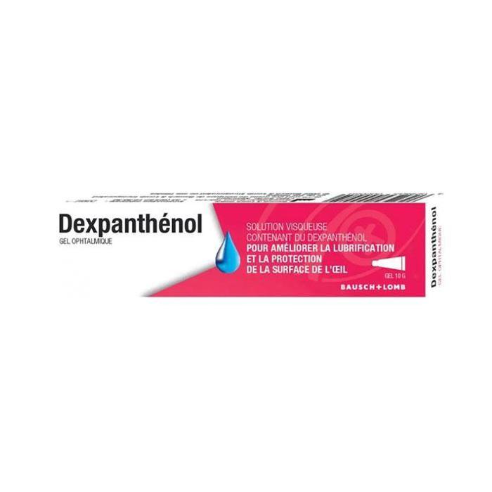 Bausch & Lomb Dexpanthenol Gel Ophtalmique pour Œil Sec Brûlure ou Fatigue Oculaire 10g