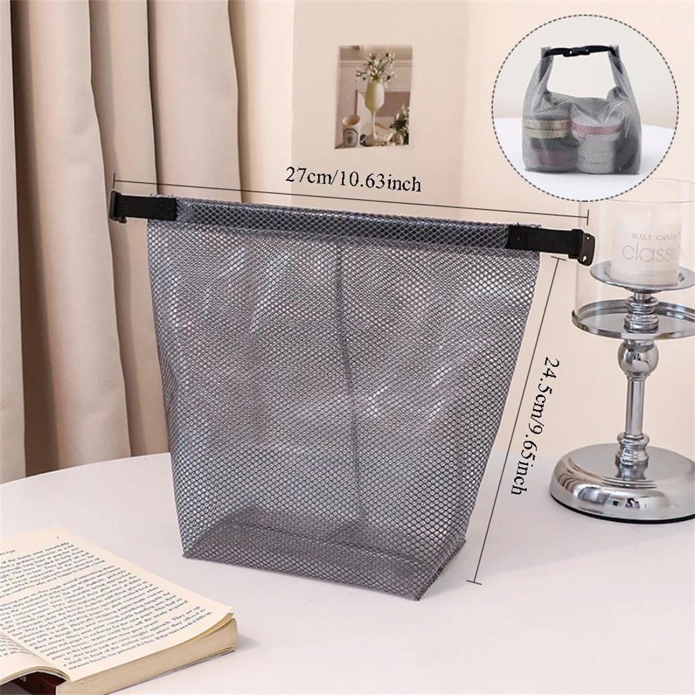 Large Capacity Waterproof Storage Bag for Fitness Clothing Swimming and Toiletries Stylish Drawstring Pouch for Men and Women