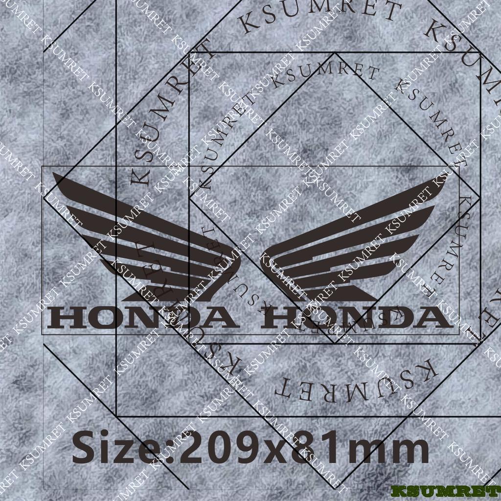 AAAKQ1 For Honda Wing Sticker Motorcycle Stickers Moto Helmet Modification Accessories Sponsor Stickers