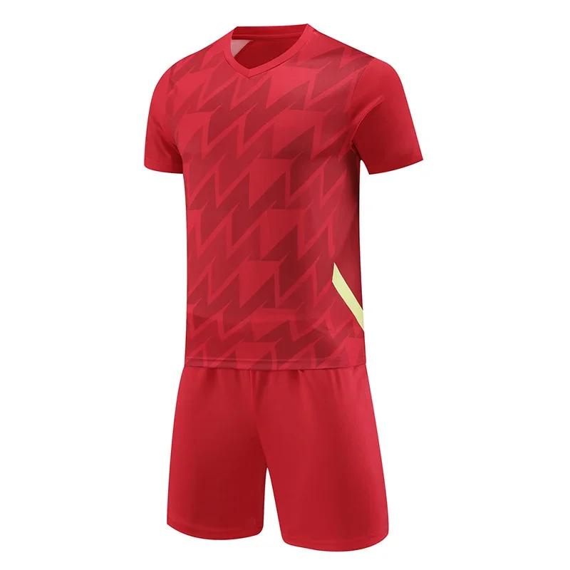Children's Soccer Set Mens Sports Soccer Suit Running T-shirt Jersey Kits Outdoor Shorts Sportswear Team Training Team Uniforms