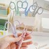 Mini Morandi Color Folding Scissors Travel Portable Design Stainless Steel Cutter for Paper Work School