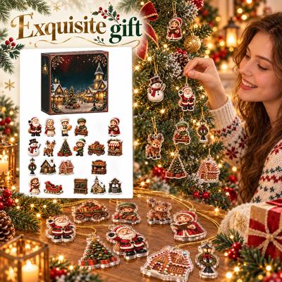 Weihnachtsdorf Adventskalender für Countdown und Geschenke