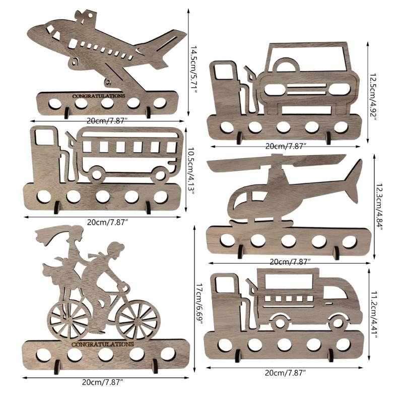 Car Shape Money Holder Handcrafteds Wood Money Gift Ornament for Birthday