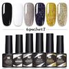 6-Color Nail Polish Glue Set, Popular Color Nail Glue, Phototherapy Nail Polish Glue Can Be Matched Arbitrarily.