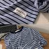 The Pink Shami STripe Color Blocked Long Sleeve T shirT