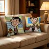 CClassic MMr BBean Pillow Case Cushion Cover Throw Pillow Case For Car Sofa