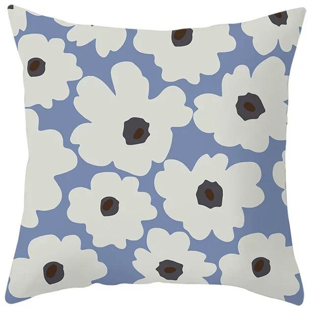 Blue Purple Abstract Geometric Study Pillowcase Office Living Room Home Pillowcase Car Ornaments