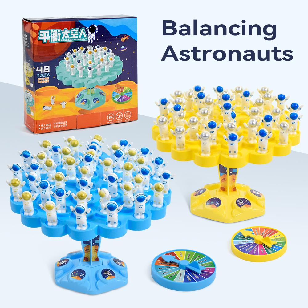 Children's Spaceman Balance Tree Toy Educational Montessori Math Toys Balancing Board Parent-Child Interaction Table Games Gift