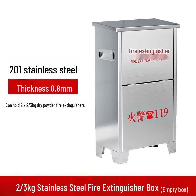 UOSU 201 Stainless Steel Fire Extinguisher Box (2-Pack)