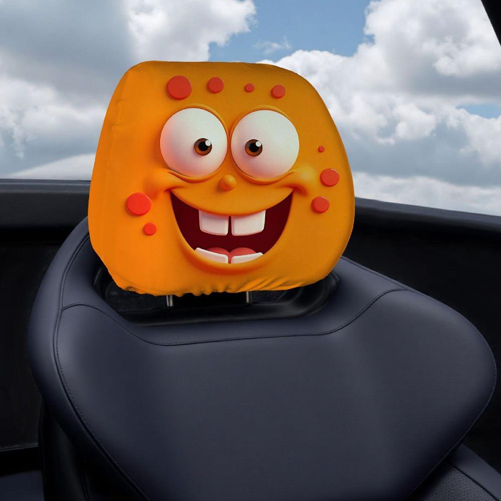Elastic Car Seat Cover Universal Car Seat Headrest Interesting Car Headrest Cover  Halloween