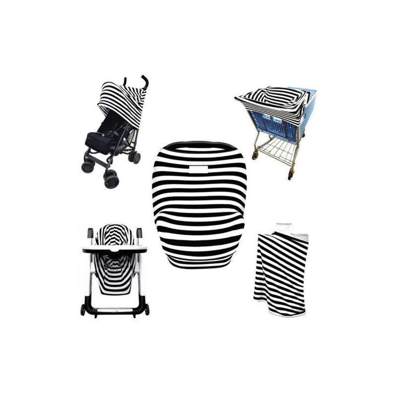 Stilltuch mit multifunktionalem Design für sichere Babyernährung und Sonnenschutz