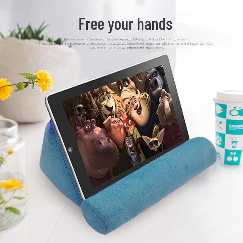 Ergonomic Tablet & Phone Holder Pillow: Versatile, High-End Design for Reading & Car Use