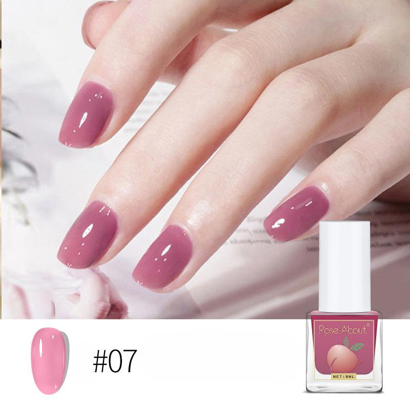 

Лак для ногтей на водной основе, прозрачный цвет, без запекания, долговечный, отрываемый, прозрачный глянцевый лак для ногтей 07