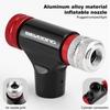 CO2 Fahrradreifenaufpumpe CO2 Pumpen Aufpumpkopf Aluminiumlegierung Fahrradreifenpumpe Werkzeug Mini Fahrrad CO2 Injektor Fahrradzubehör