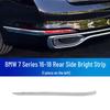 BMW 7 Series Rear Lip & Exhaust Decorative Strips for 730Li, 740Li, 750LI by Mansory