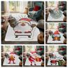 House Entrance Carpet Home Door Mat Living Room Bath Foot Bathroom Non-slip Water Absorption Rugs Bath Merry Christmas Winter