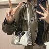 Borse di Lusso Firmate per Donna Borsa Laser Sottobraccio Borsa a Spalla di Marca Argento Chic Borse Femminili con Manico Superiore Borsa Shopper Borsa a Borsa