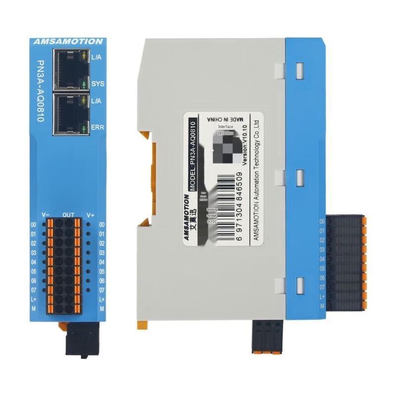 AEMOXUN Profinet Remote I/O Module with Built-in Dual-Port Switch