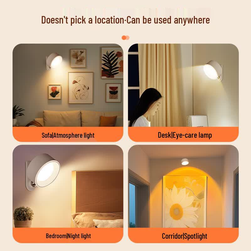 Magnetic Rechargeable Bedside Reading Lamp