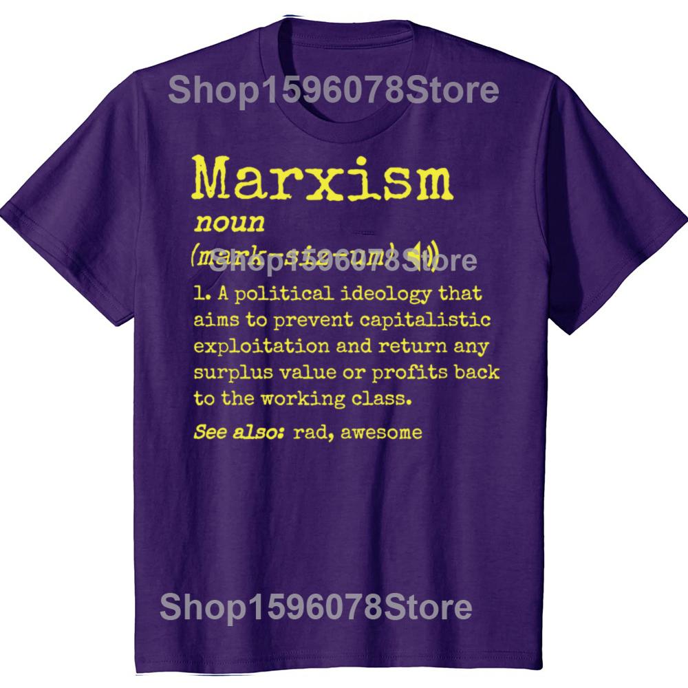 

Socialism Karl Marx Funny Marxism Definition Graphic T Shirts Men Humor Streetwear Tee Shirt Short Sleeve Unisex Loose Clothing 4XL