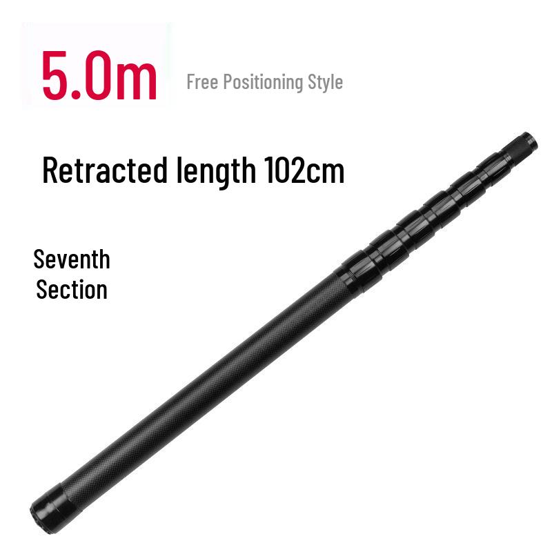 Manulife 3M Carbon Sky Canopy Portable Telescopic Fishing Net Pole
