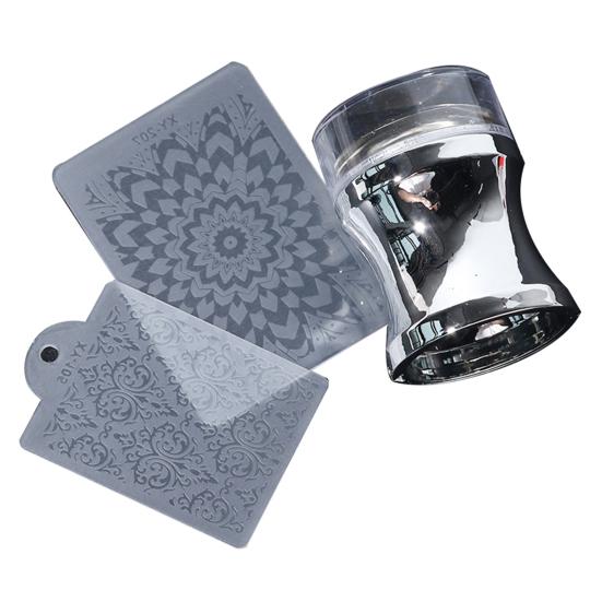 

Пластины для штамповки ногтей профессиональные съемные из АБС-пластика