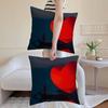 Creative Heart Stealing Pillow Case Sofa and Living Room Decorative Cushion Covers Dust-proof and Mite-proof Invisible Zipper