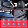 Bilstyling Säteshuvudstöd Märke Dekal Sidofönsterklistermärken För Volkswagen VW Polo Passat B5 B6 B7 T4 T5 Golf 4 5 6 Tiguan Jetta